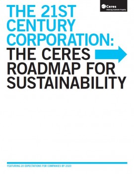 21st Century Corporation: The Ceres Roadmap to Sustanaibility
