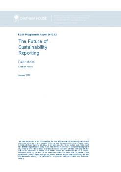 Raport „The Future of Sustainability Reporting”