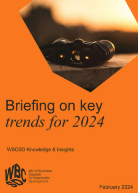 WBCSD briefing on key trends for 2024